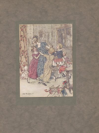 A flushed and boisterous group, 1915 by Arthur Rackham